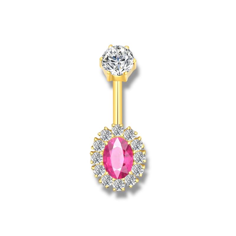 LCP UNIQUE LINE Bauchnabelstecker Pink