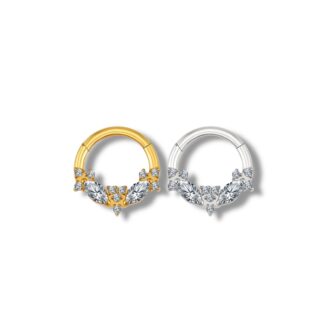 Titan Clicker Ring besetzt mit Steinen