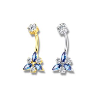 LCP UNIQUE LINE Bauchnabelstecker Blume