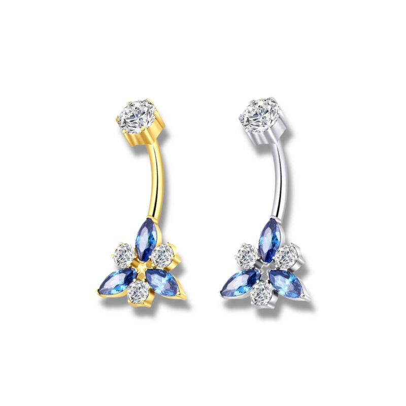 LCP UNIQUE LINE Bauchnabelstecker Blume