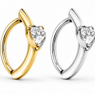 Bauchclicker Ring Herz