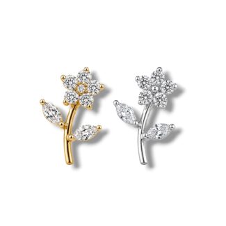 Labretaufsatz Blume